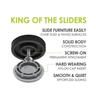 Round Screw-On Nylon Glides 32mm