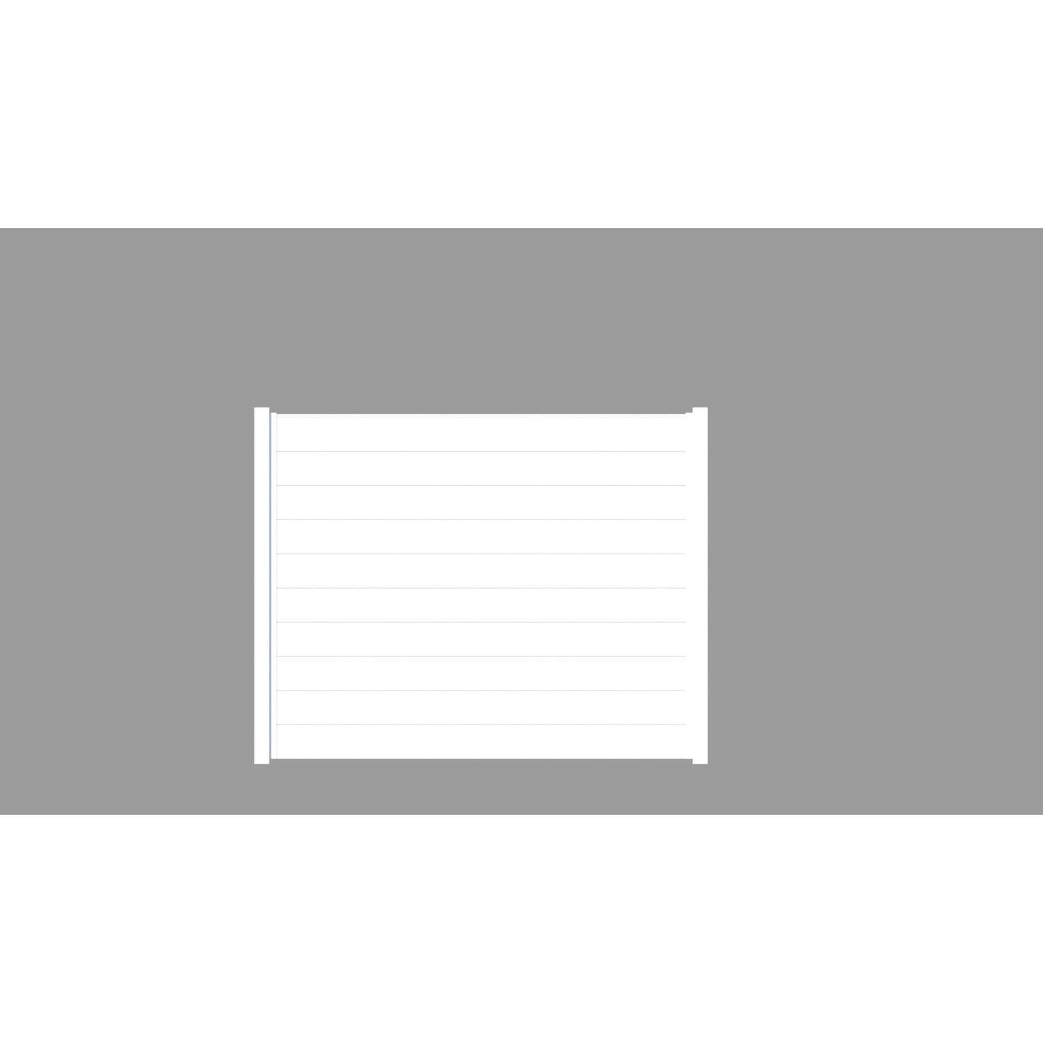 VistaWall HORIZONTAL Solid Panel H:1500mm W:1800mm Frost
