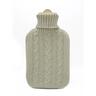 Hot Water Bottle with Knit Cover 2 litre Assorted Colours