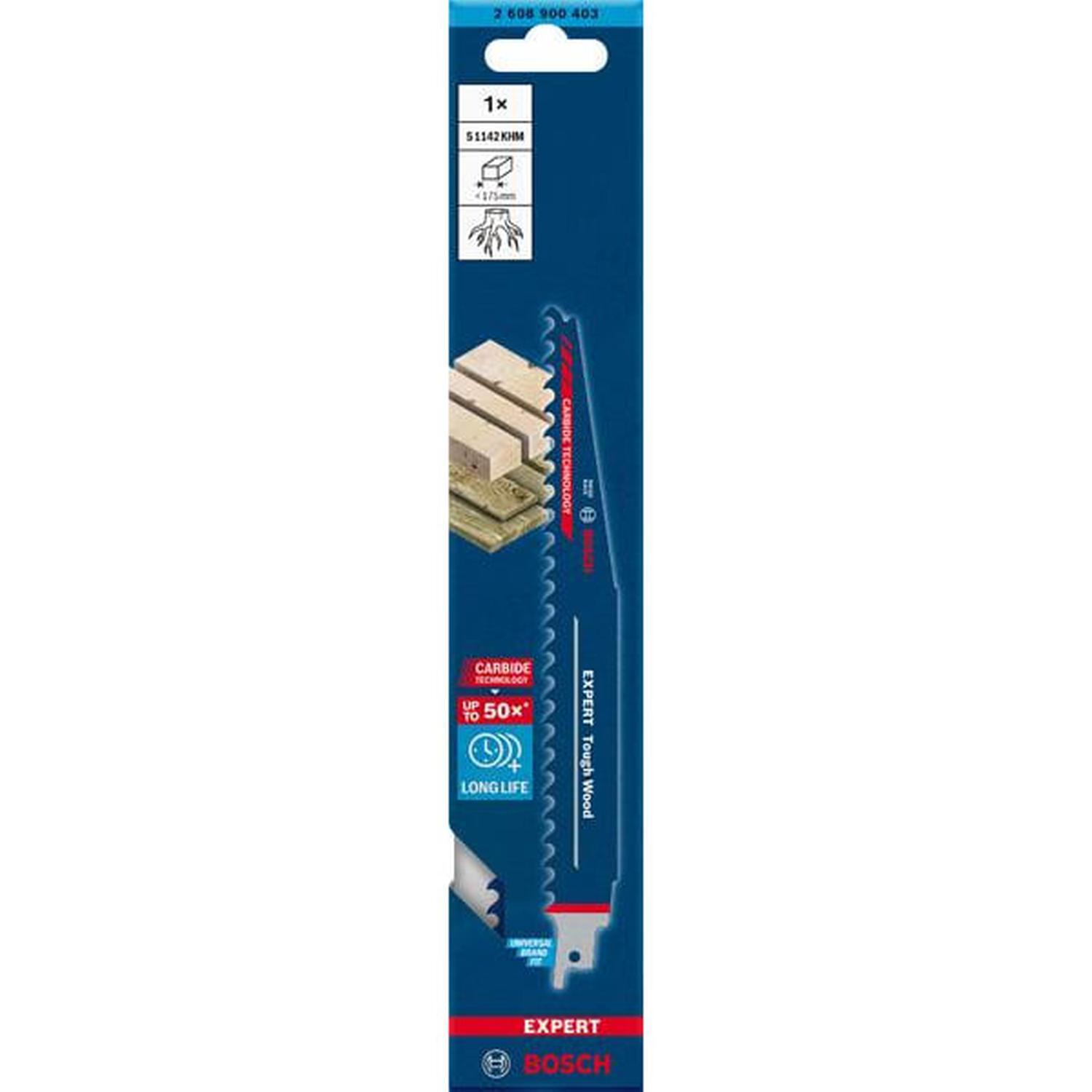 Expert 225mm Tough Wood Recip Blade 1Pk 225mm