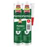 Gorilla Plumbers Silicone Sealant 2 Pack 300ml Clear