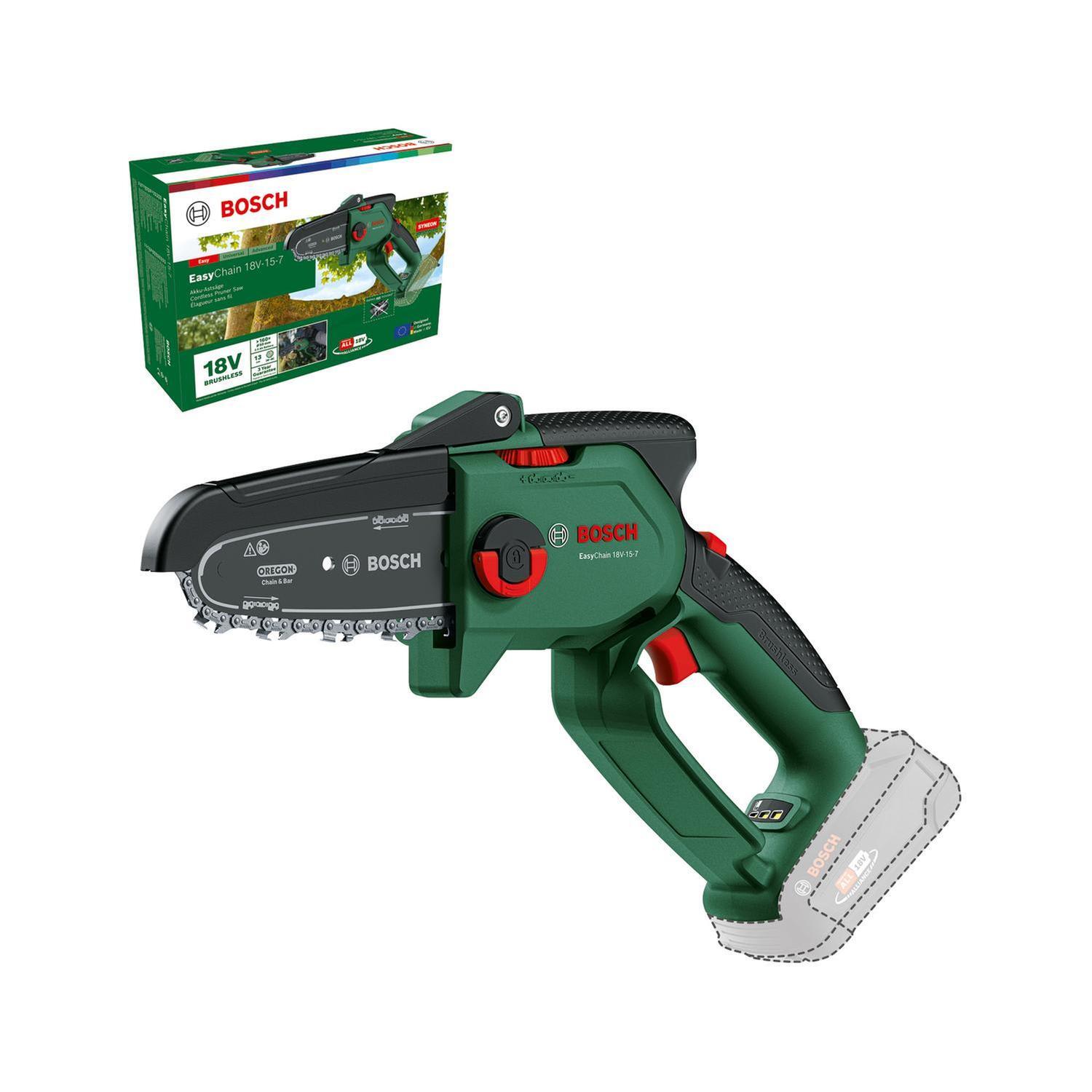 Bosch 18V Cordless 15cm Pruning Saw Without Battery (EasyChain 18V)