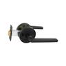Medio Plus Series Alba Privacy Lever Set with QuickFix Matte Black