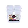 Container Set Clear with White Clips 5 Piece