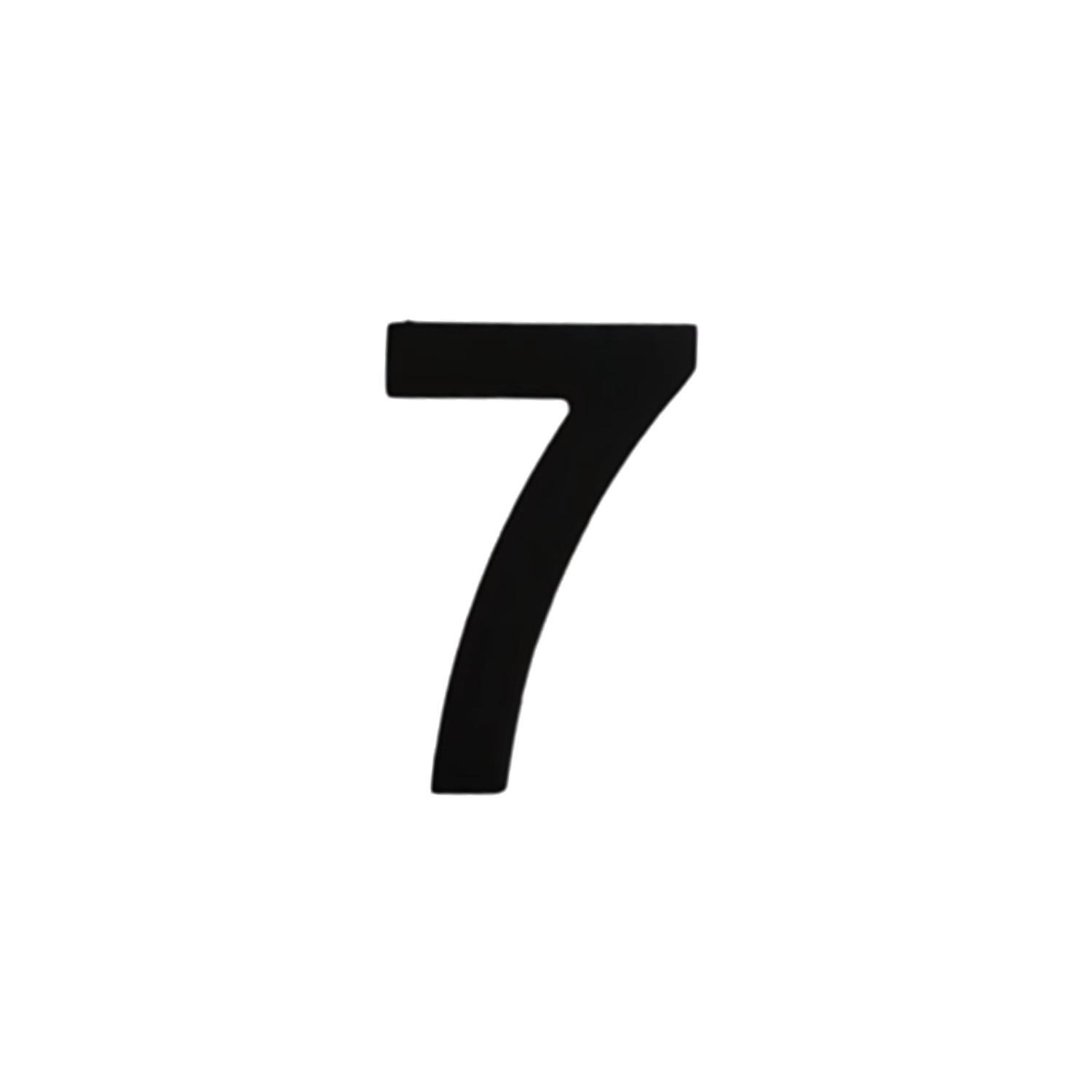 Adhesive Black Numeral #7 50mm
