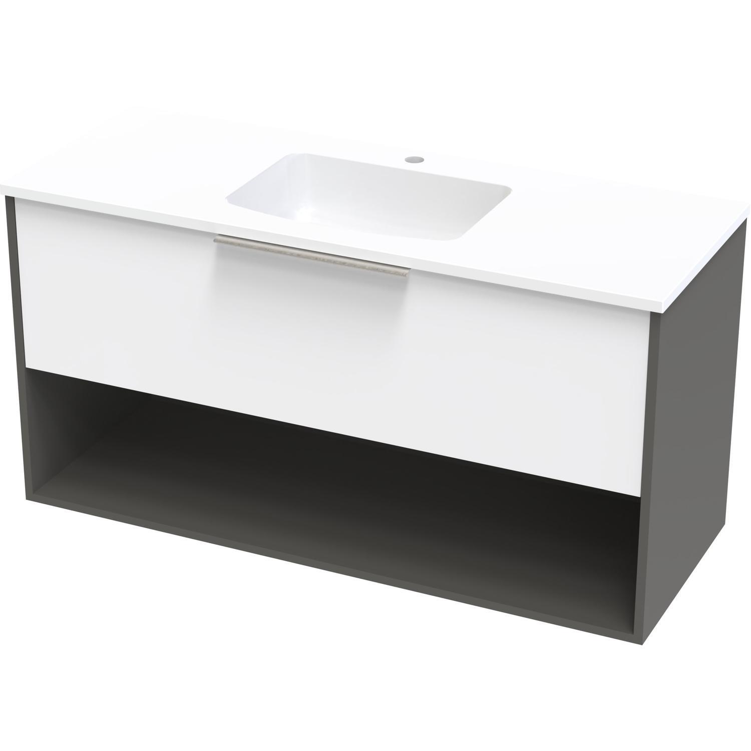 Nikau Grove 1200 Drawer Open Ultra Gloss White/Colour