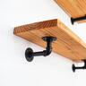 Shelf Bracket 126 x 95 x 65mm Black