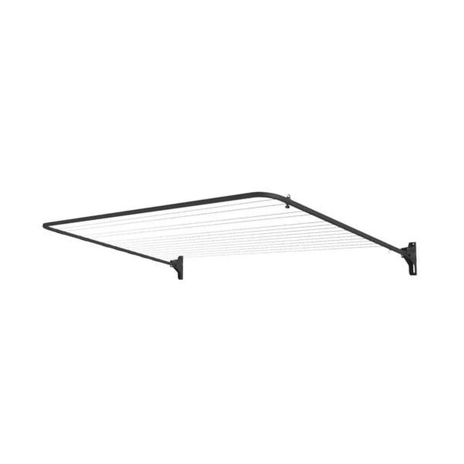 Folding Frame Clothesline 33m Black