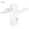 Entrance lock hinged 1-Point Black