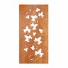 SmartScreen Ivy Decorative Screen 600 x 1200mm Rust Steel