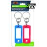 ID Tag with Swivel Key Ring
