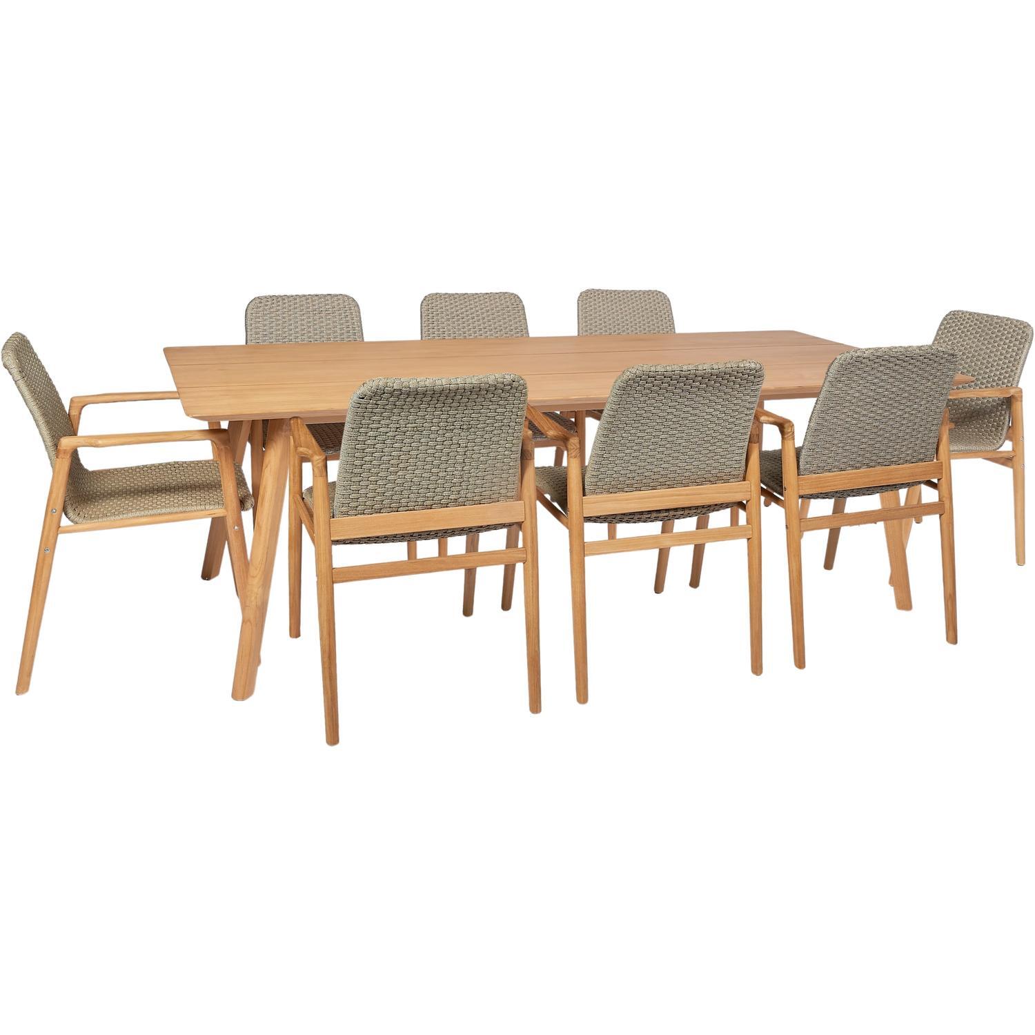 Outdoor Dining Setting 9 Piece