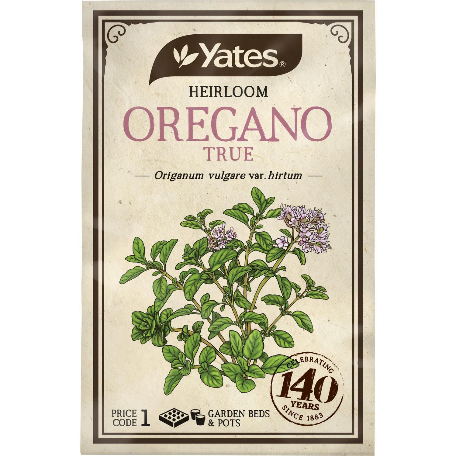 Heirloom Seeds Oregano True