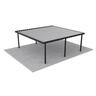 Double Carport L: 6050mm, W:6000mm, H:2100mm Black