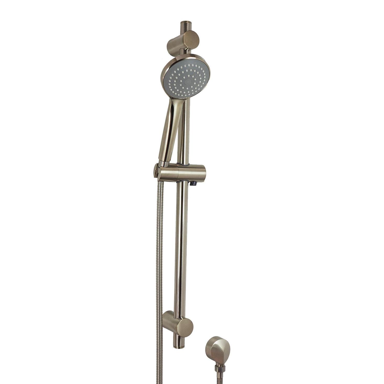 Shower Rail  Brushed Nickel