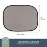 Car Window Shade 2 Pack Black