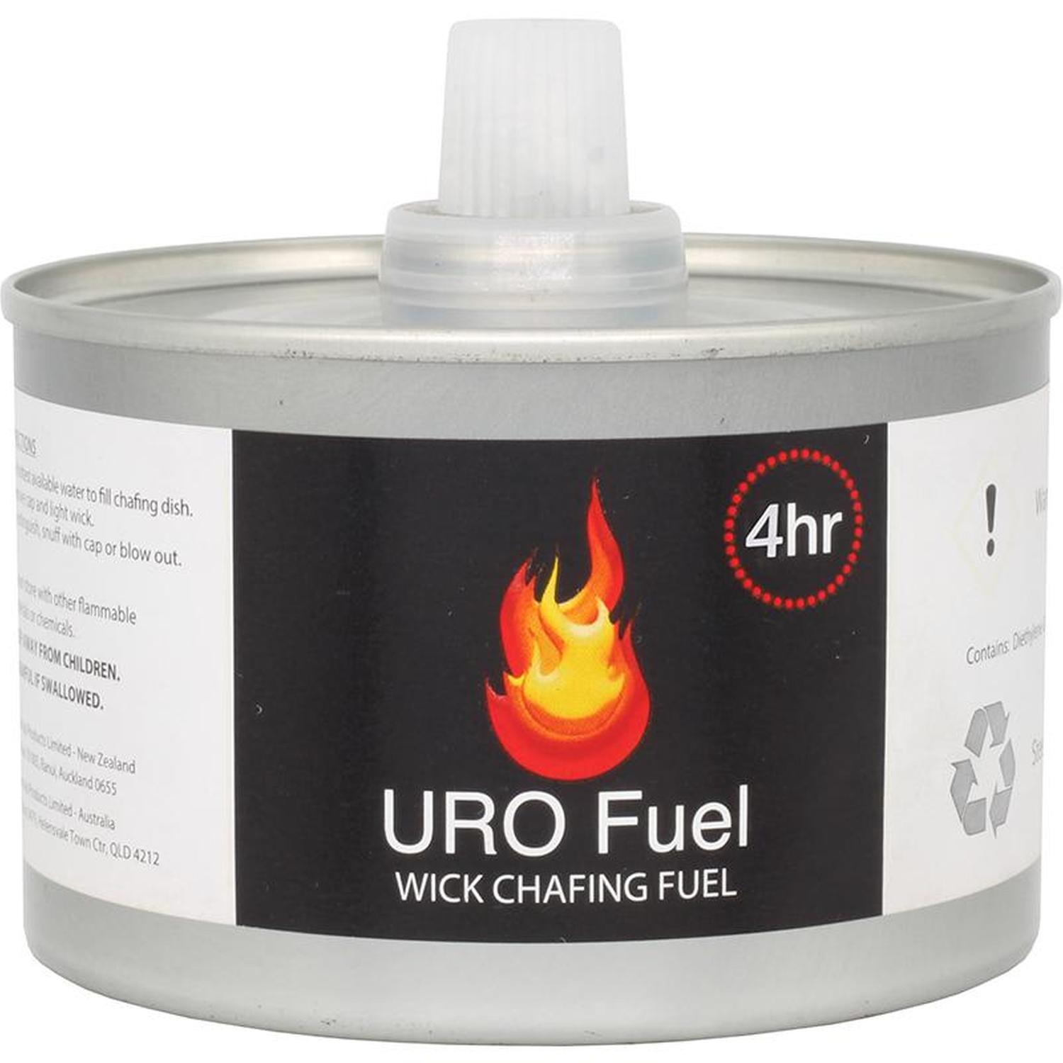 Wick Chafing Fuel Can 4 hours  Tin Can Black Label