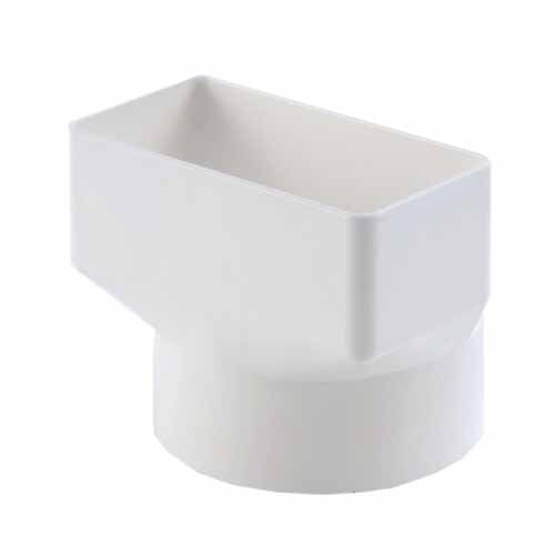 Rect. Downpipe Adaptor 100 x 50mm to 90mm