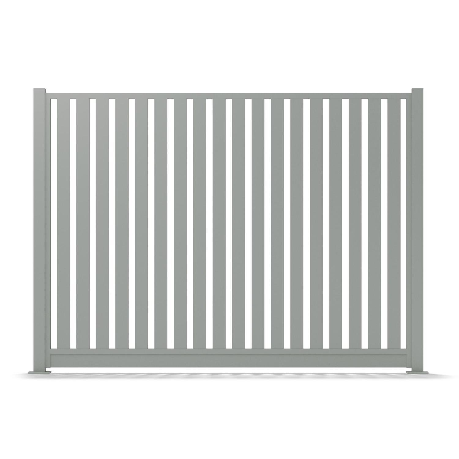 Fence Panel W: 2350mm H: 1800mm Gull Grey