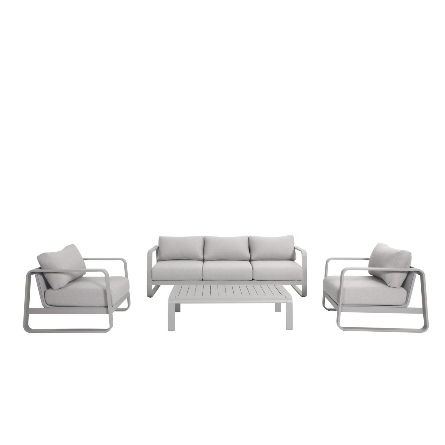 Outdoor 4 Piece Lounge Setting