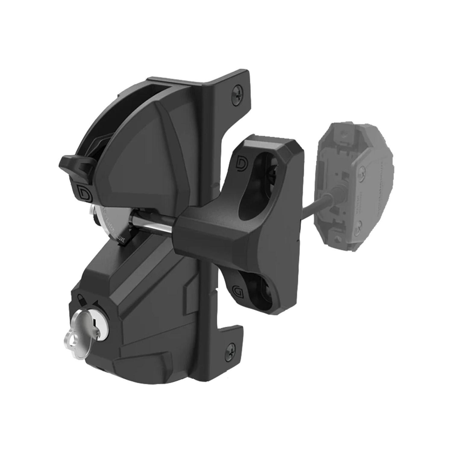 LokkLatch® Deluxe Gate Latch Kit with Short Bolt 38-150mm, 19mm Black