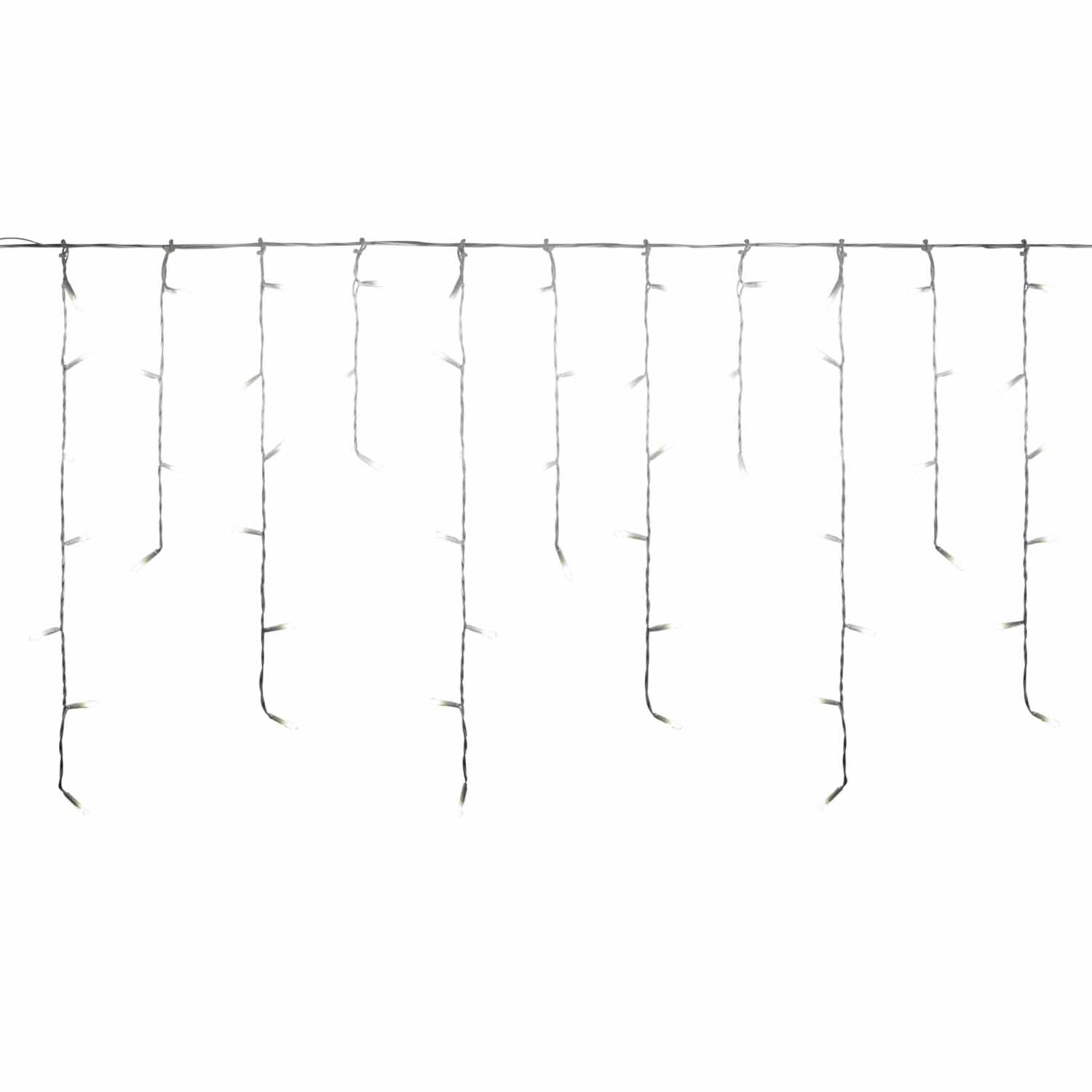 Solar 200 LED Icicle String Lights