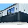 Finn Aluminium Fence Panel H:1200mm, W: 1200mm Black