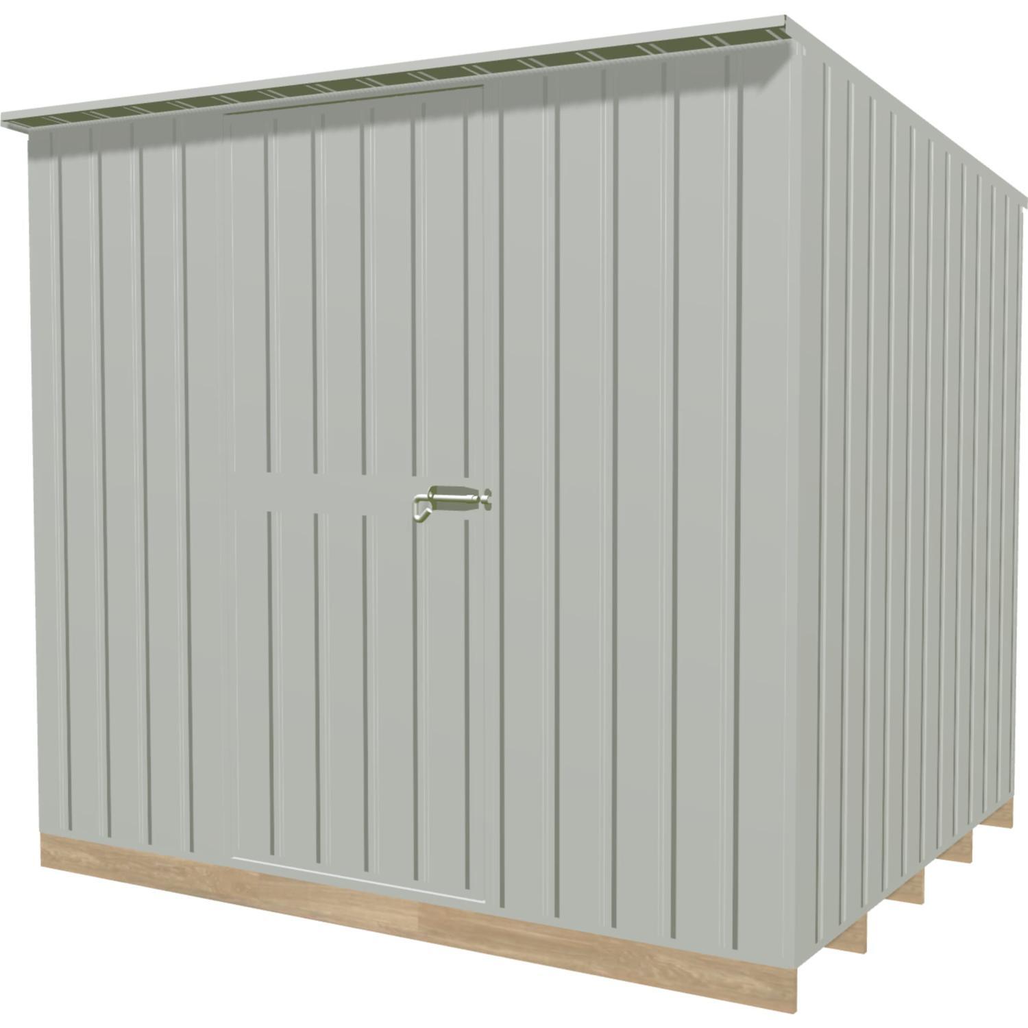 Shed H:1830mm, W:2280mm, D:1830mm Alu-Zinc