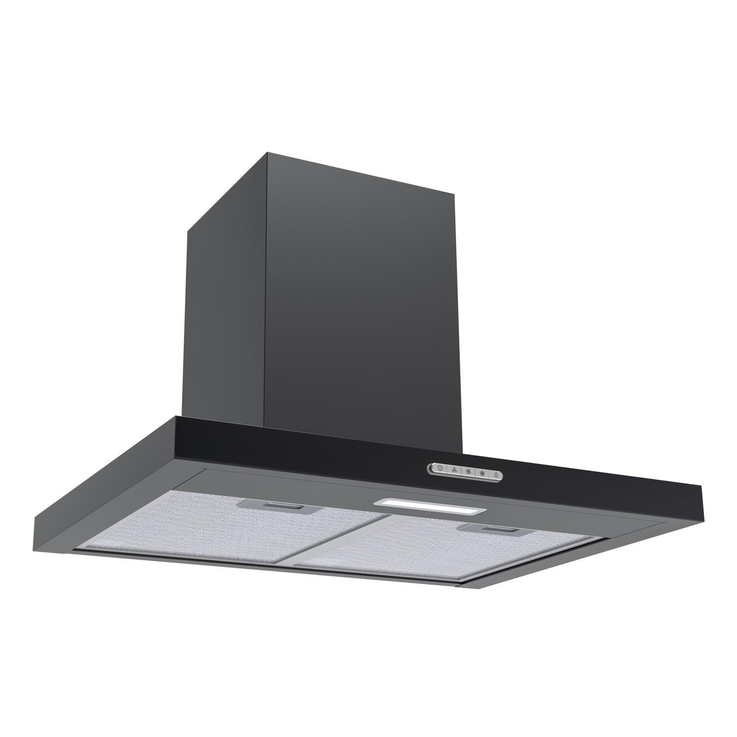 Box Rangehood 60cm Black