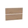 Wall Hung Vanity Cabinet Handleless Drawer Front Set 750mm French Oak
