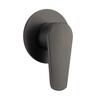 Round Shower Mixer  Gun Metal