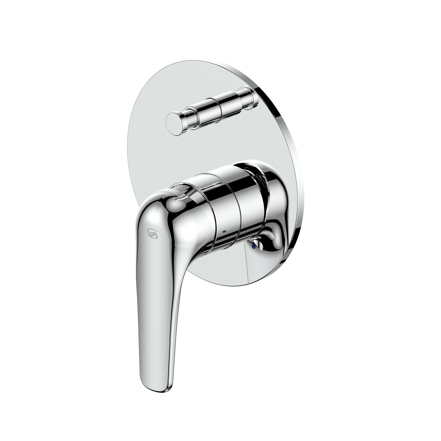 Shower Mixer with Diverter  Chrome