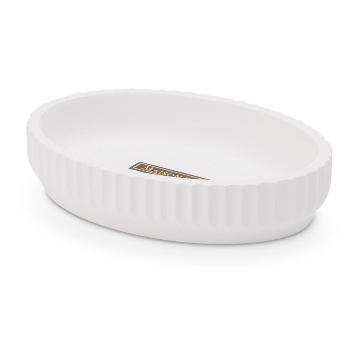 Venice Diatomite Soap Dish White