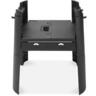 Lumin Stand with side table  Black
