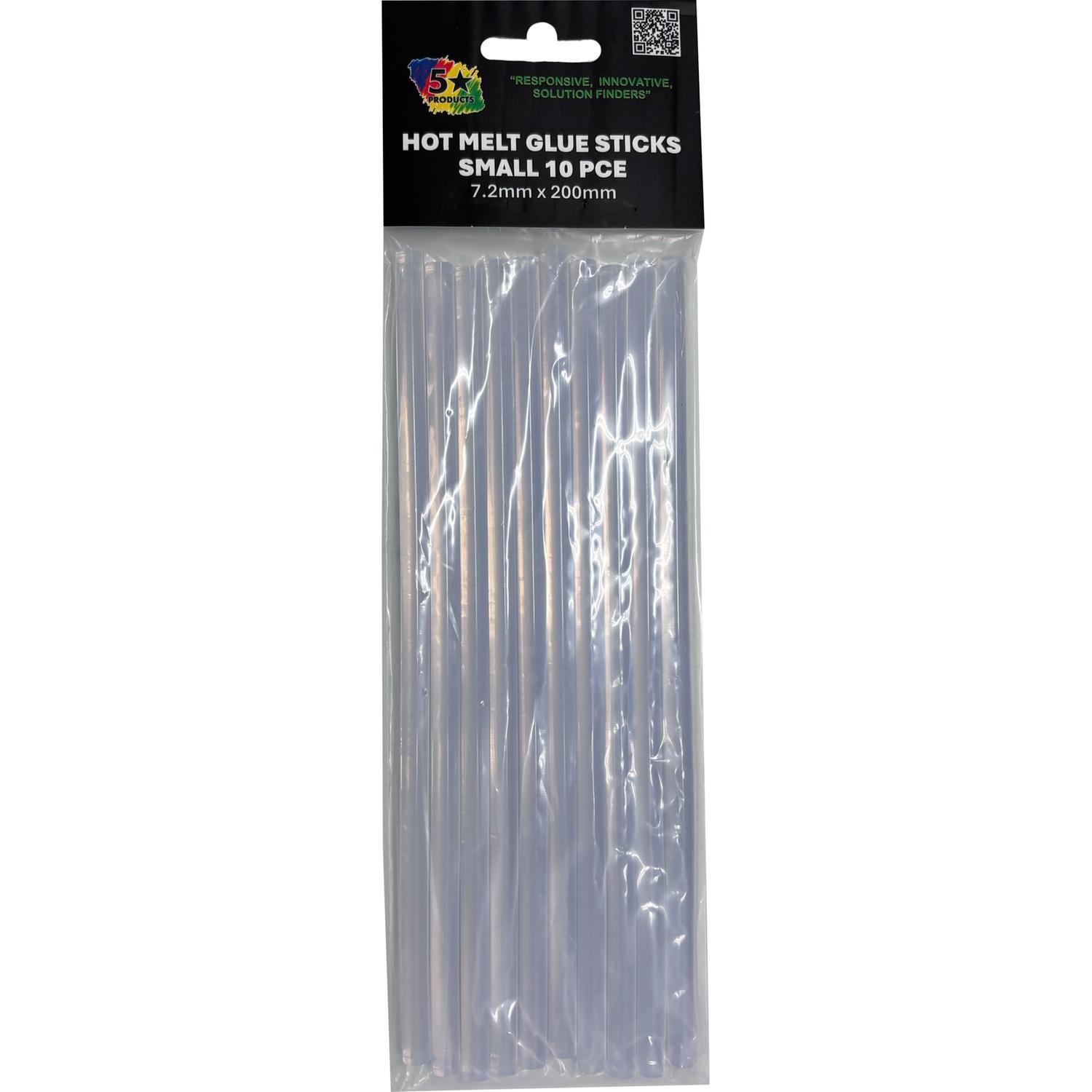 Hot Melt Glue Stick Small 7.2mm x 200 mm 10 Pieces