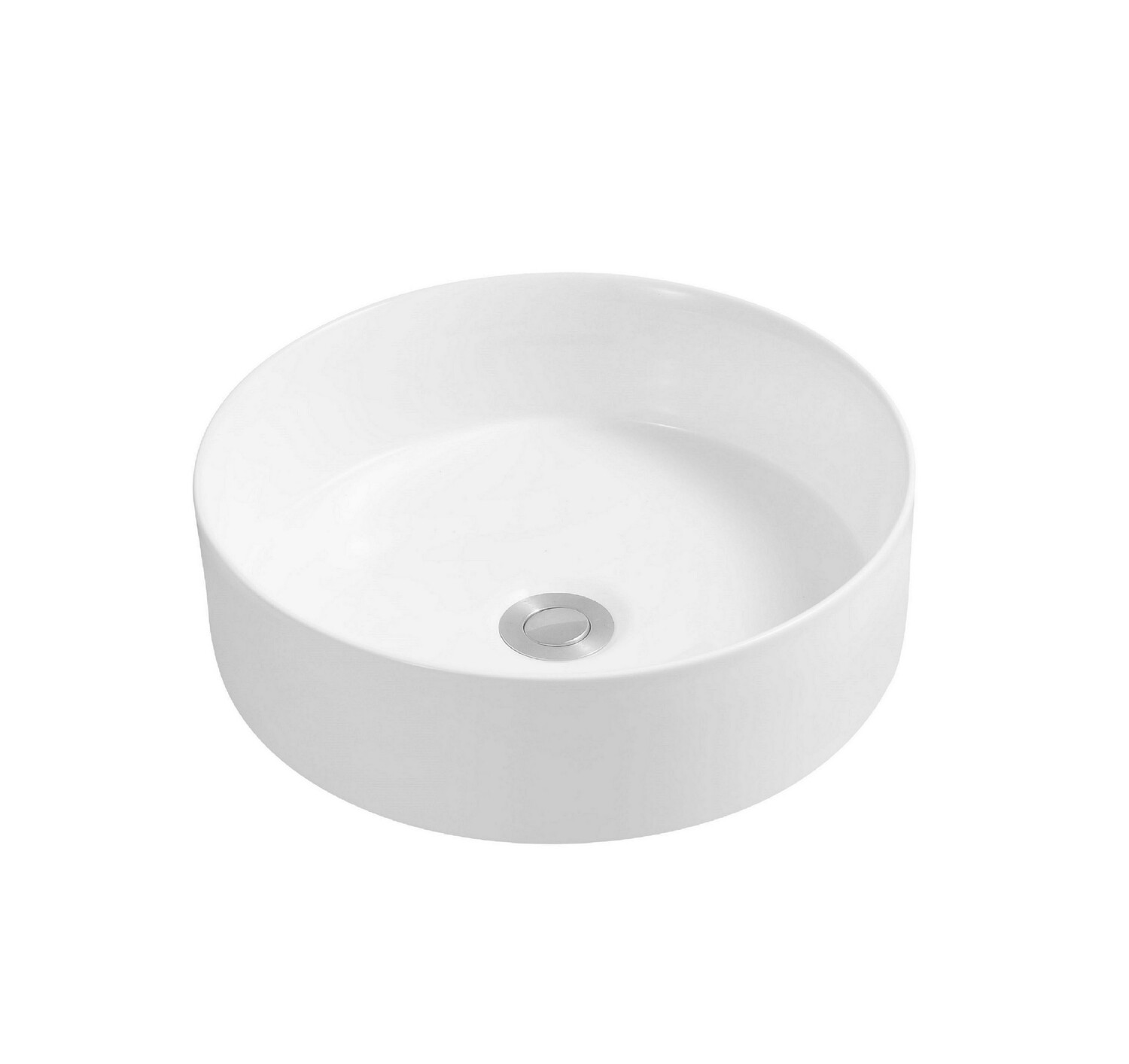 Vessel Bowl 360mm Gloss White