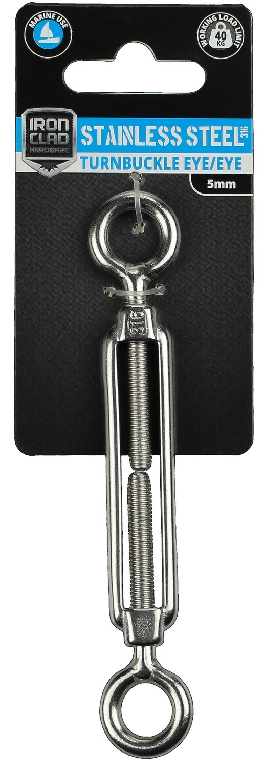 Turnbuckle Eye/Eye 12mm Galvanised