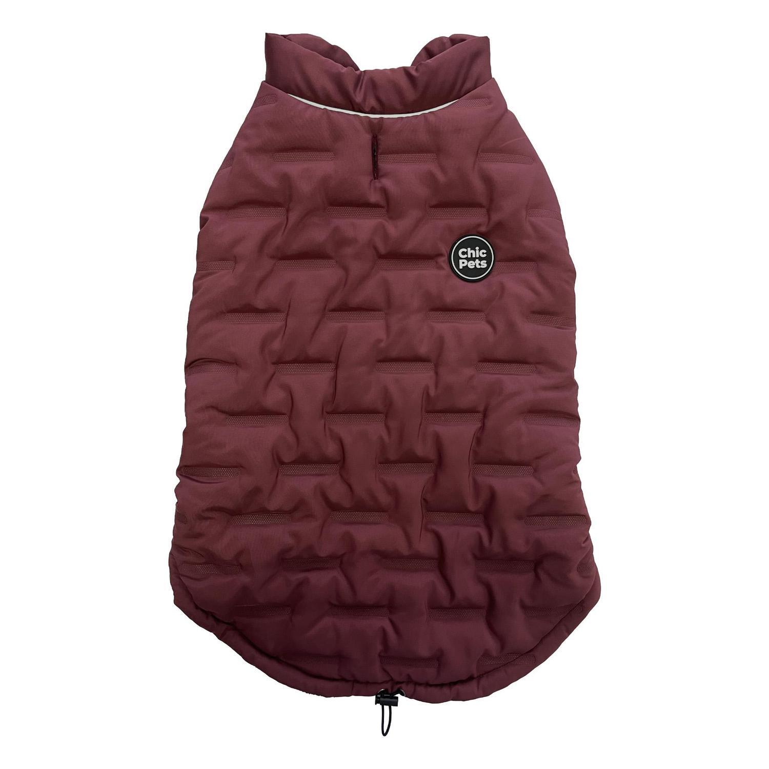 City Classic Cotton Pressed Pet Vest Plum XL