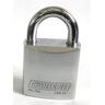 Steel Body Padlock Brushed Chrome Finish