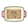 Rectangle Roaster 390x235mm Enamel Cast Iron Red