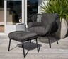 Raven Outdoor Relaxing Chair with Foot Rest