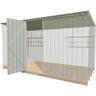 Shed H:1830mm, W:3770mm, D:1830mm Alu-Zinc