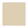Sliding Wardrobe Door (Aluminium Frame) H: 2000mm, W: 900mm Plain MDF