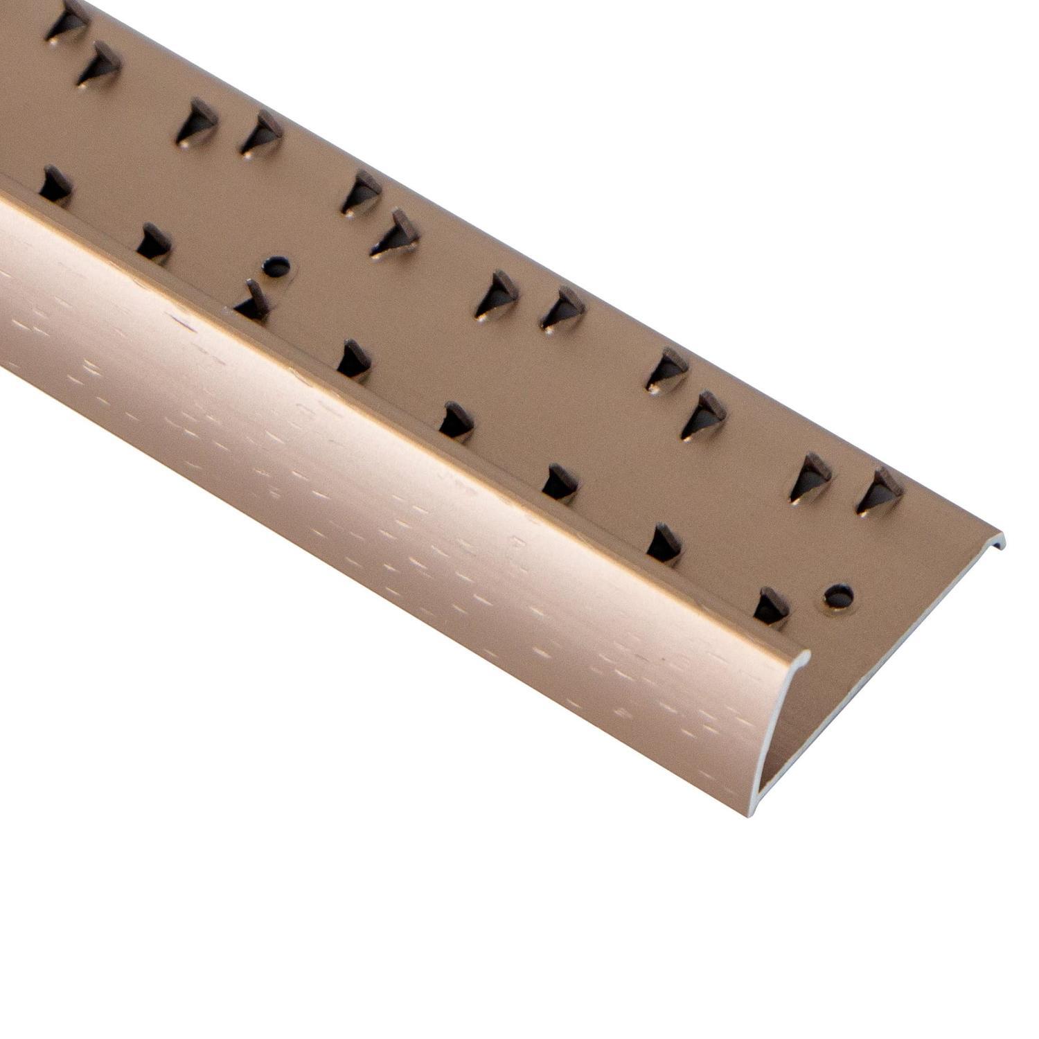 Hammered Carpet Trim Aluminium