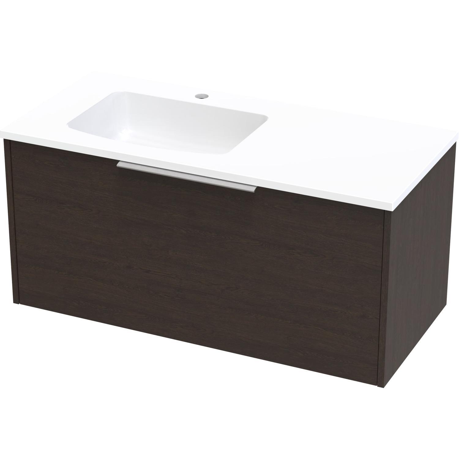 Nikau Grove 1000 Left Hand Bowl Single Drawer Colour