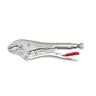Curved Jaw Locking Pliers with Wire Cutter 10 inch