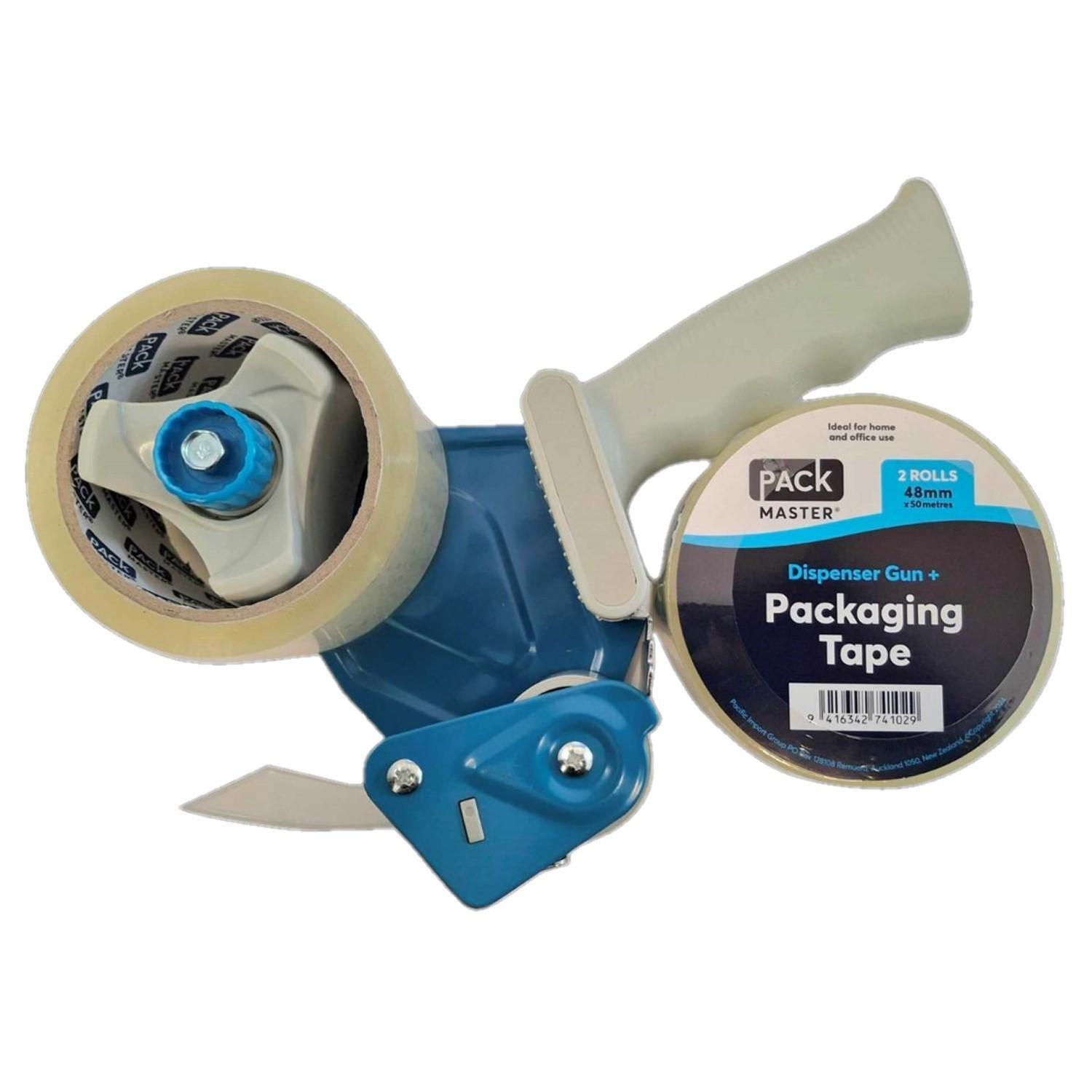 Tape Dispenser Gun & 2 Rolls 48mmx50m