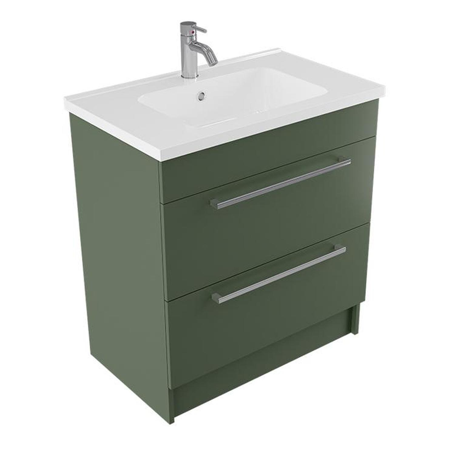 Floor Vanity 750mm Green