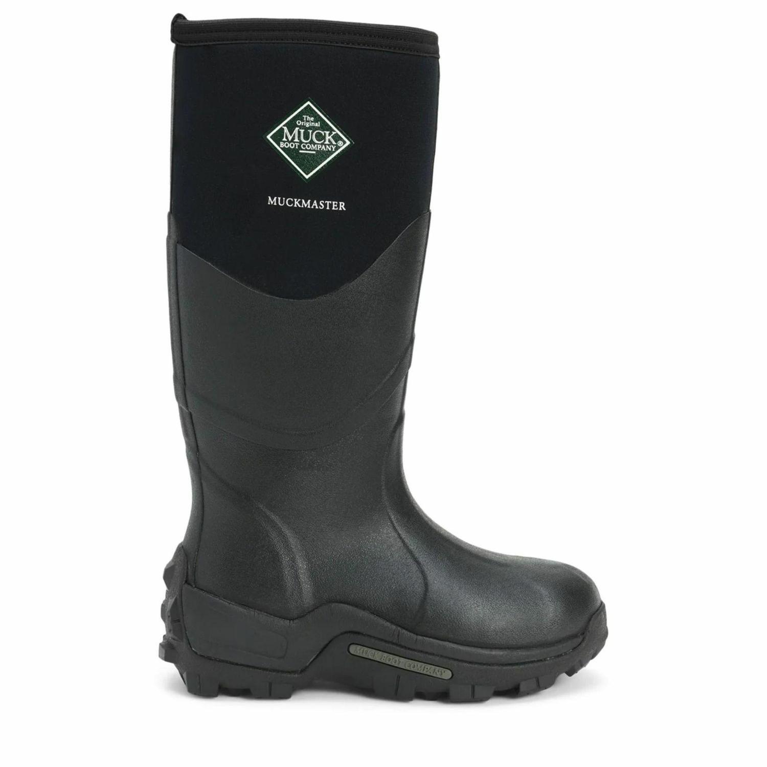 Muckmaster Tall Gumboot Unisex 12 Black
