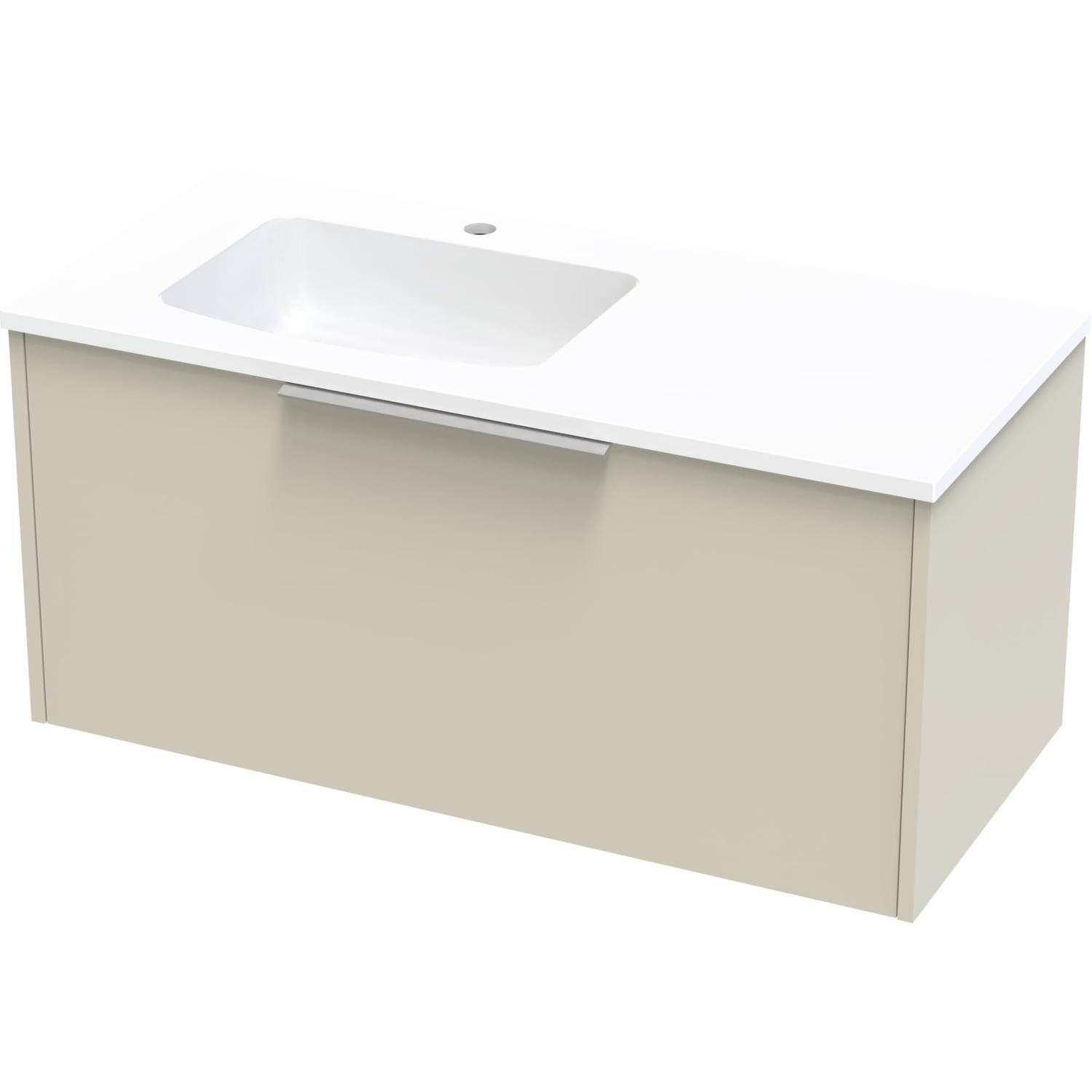 Nikau Grove 1000 Left Hand Bowl Single Drawer Colour
